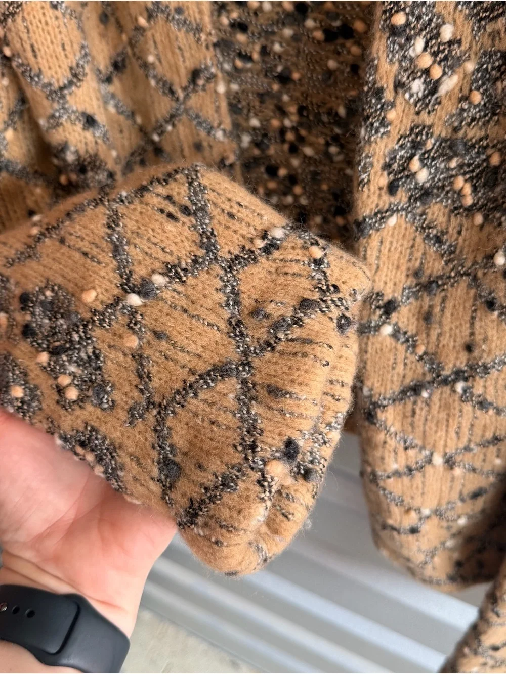 Chanel boucle open front cardigan